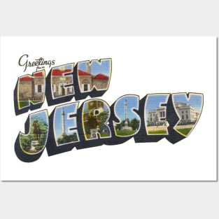 Greetings from New Jersey Posters and Art